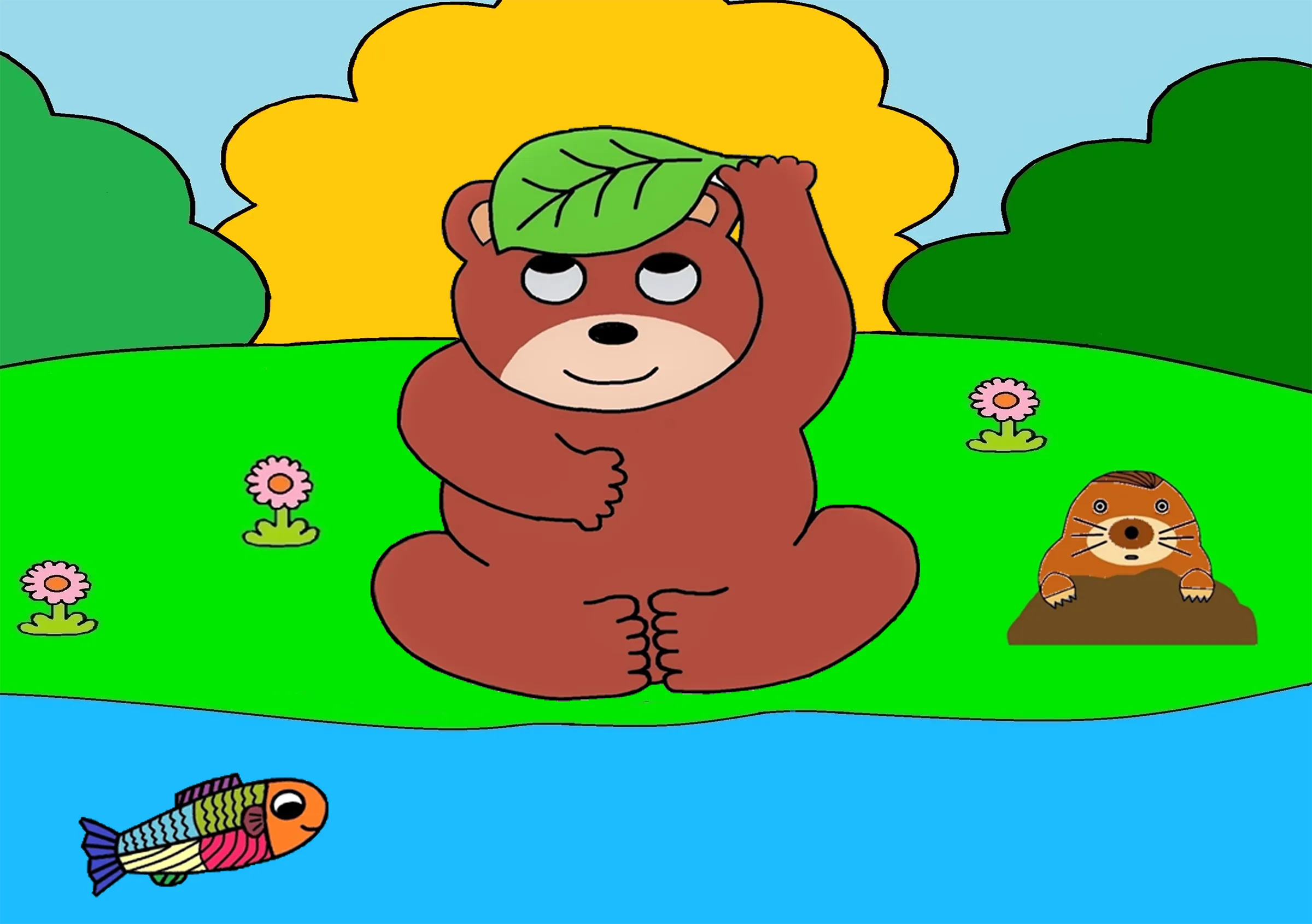 GreenLeaf合同会社のマスコット「グリーン・ベア」